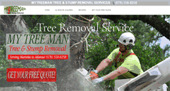 Desktop Screenshot of mytreeman.com
